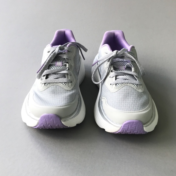 Skechers Max Cushioning Endevour Gray Lavender Womens Athletic Sneaker Size 5 - Picture 7 of 14